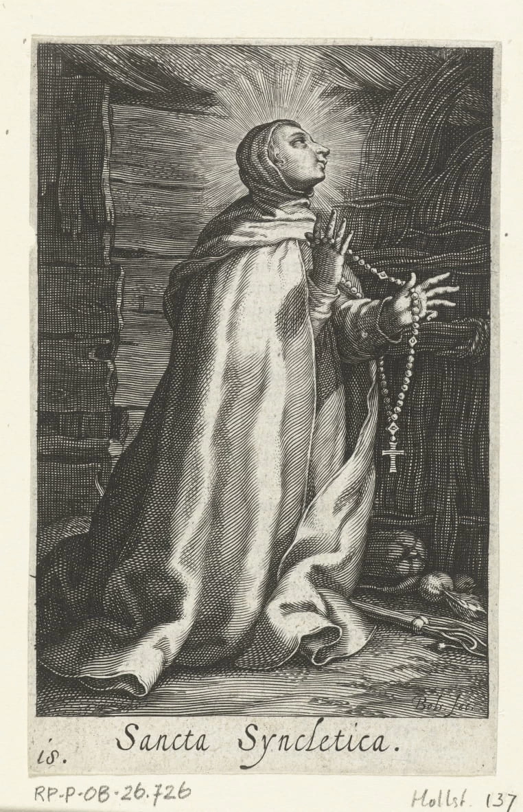Santa Sincletica di Alessandria come eremita - Rijks Museum Amsterdam